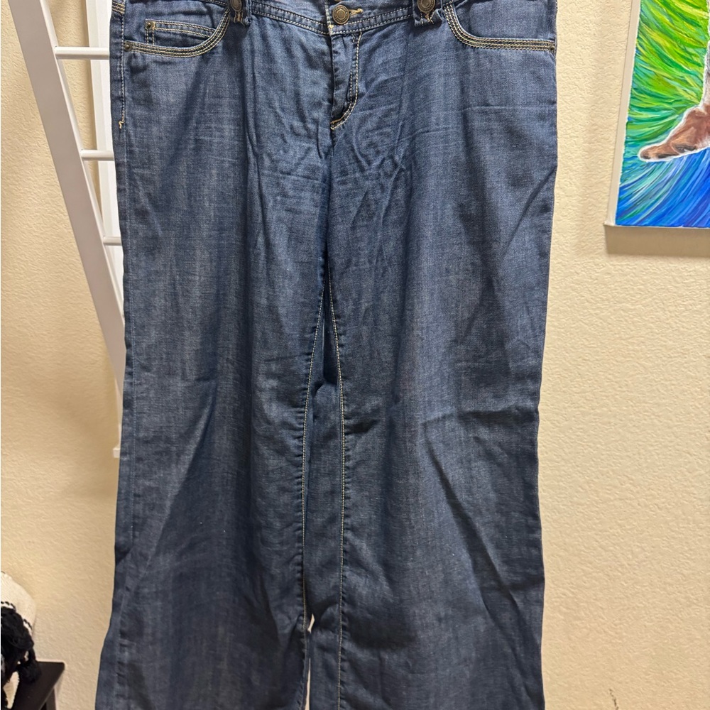 Michael Kors Wide Leg Denim Jeans